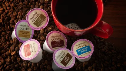 96oz Ground Assorted Flavored Coffee or 126 Count Flavored Single Serve Coffee