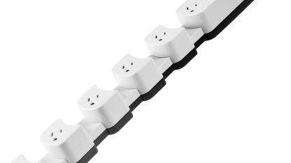 Expanding Surge Protector with 12-Foot Cord