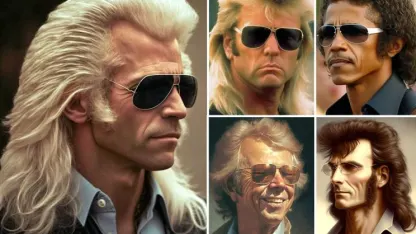 AI Presidential Mullets.