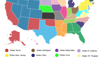 Who does your state hate?