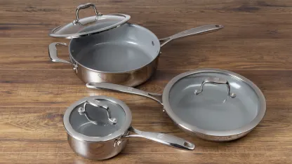 Zwilling Titanium 6-Piece CeraForce Cookware Set