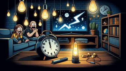 First thought when the power goes out: