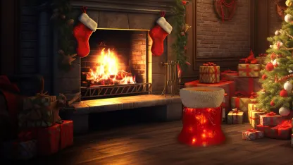 Winter Lane Lighted Santa Pack (17.9")