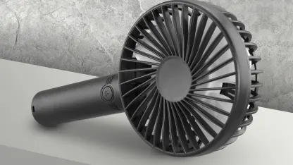 2-Pack: Fine Life Products Rechargeable Handheld USB Fan with Phone Stand