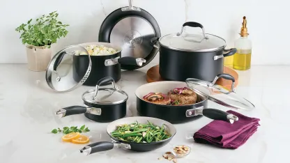 Anolon Advanced 9-Piece Ceramic Nonstick Cookware Set