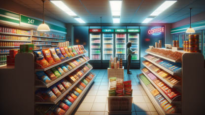 You stop at a convenience store on a long roadtrip. What do you get as a snack?