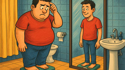 When I want to know whether I've gained or lost weight, I: