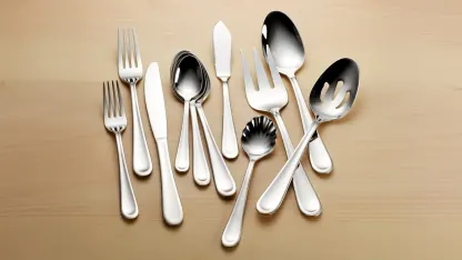 101-Piece Hampton Forge Nova 18/10 Flatware Set