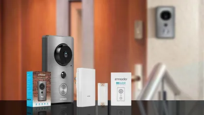 Zmodo Greet WiFi Video Doorbell with Zmodo Beam Hub and WiFi Extender