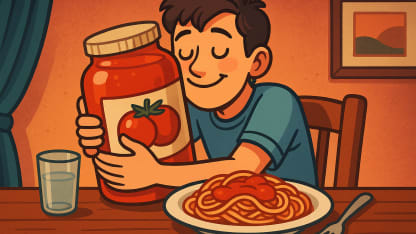 I like my tomato sauce: