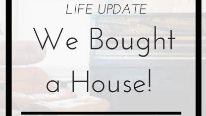 I just bought a house