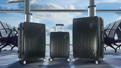 Olympia USA Gulliver 3-Piece Hardside Spinner Luggage Set