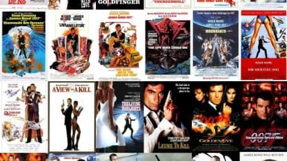 24 Bond movies