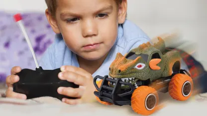 Rugged Racers Dinosaur Racer Mini R/C Car