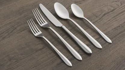 Cambridge Orly Coupe 45-Piece 18/10 Flatware Set