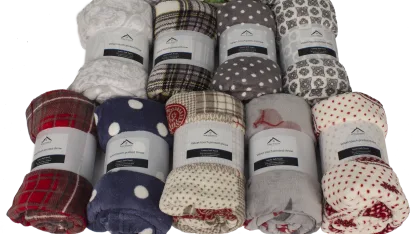 2-Pack: Random 50" x 60" Velvet Throw Blankets