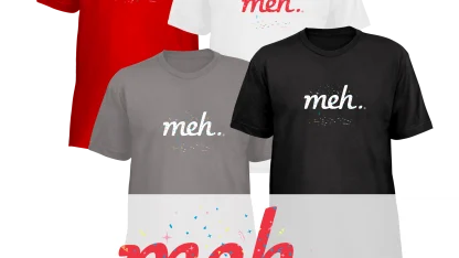 Birthday Meh Shirt on American Apparel