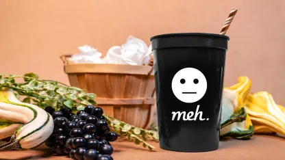 4-Pack: 16oz Meh Stadium Cups