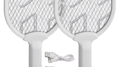 2-Pack: Rechargeable 3000V Electric Fly Swatters