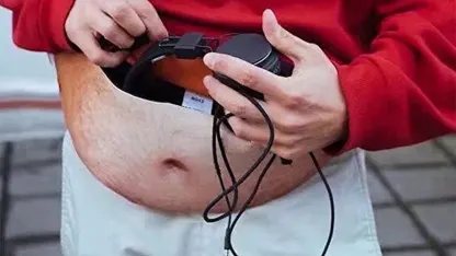 Dad Bod Hairy Belly Fanny Pack