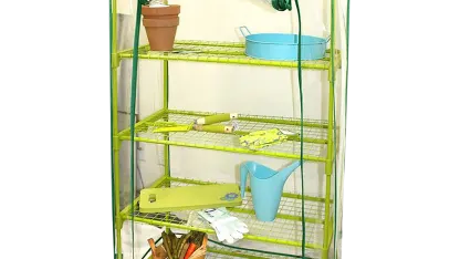 Midwest Gloves & Gear Growing Rack Greenhouse
