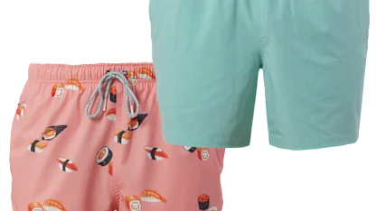2-Pack: Rainforest Men's Quick-Dry Swim Trunks