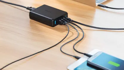 Anker 60-Watt 5-Port Desktop Charger w/ 30W Power Delivery Port & 4 USB-A
