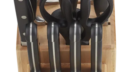 Cuisinart 12-Piece Classic Triple Rivet Knife Set with Wood Block