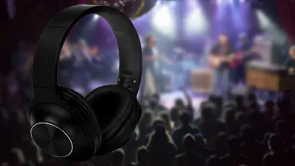 QFX Foldable Over-Ear Bluetooth Headphones
