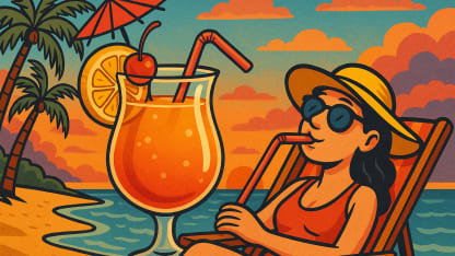 Favorite vacation beverage: