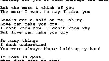 What makes you cry? Song? Movie?