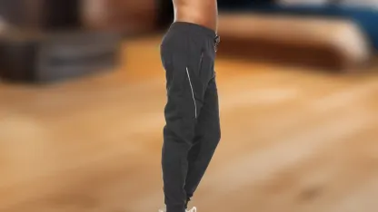 3-Pack: Men's Moisture Wicking Jogger Pants with Zipper Pockets