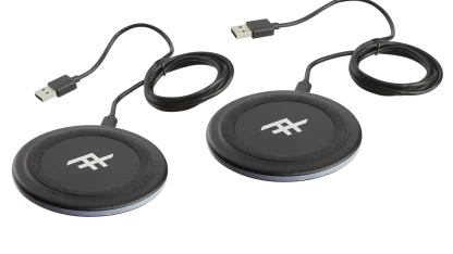 2-Pack: iFrogz Wireless Charge Pad / Wall Charger Combo 5w-10w in Black