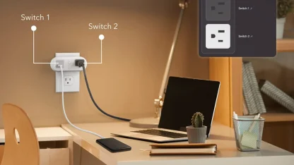 4-Pack: HBN 15A WiFi Dual Socket Smart Plugs