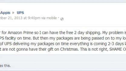 When did Amazon prime resort to UPS SurePost? {Necropost}