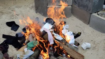 Do you burn your socks?