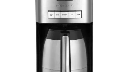 Cuisinart 12-Cup Programmable Coffee Maker with Thermal Carafe - Stainless Steel