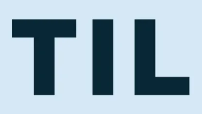 #TIL