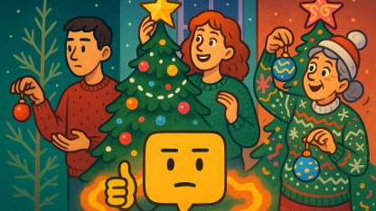 Vibe Check: What’s your holiday decorating aesthetic? Describe your setup in the comments!