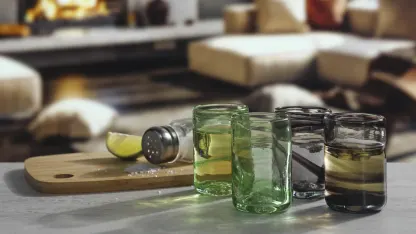 4-Pack: Antoni Barcelona Lighthouse Green Shot Glasses