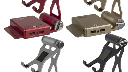 PoGo Dual USB 8,000mAh Power Bank with Tablet Stand