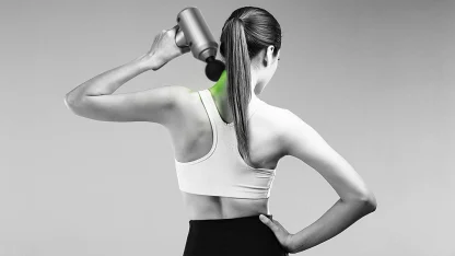 AB Wireless Deep Tissue Percussion Massager with 5 Attachments