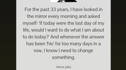 Now what do I do with my day? Now what do I do with my life?