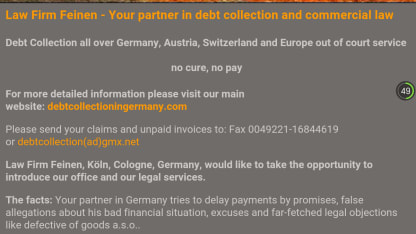 Anybody Here Familiar With European Debt Collection Laws?
