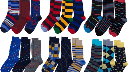 3-Pack: Unsimply Stitched Men's Dress Socks