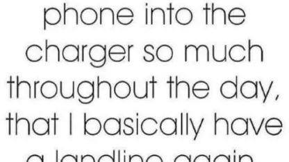 I plug my phone in...