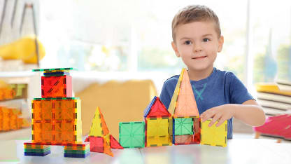 60-Piece Magnetic Toy Set