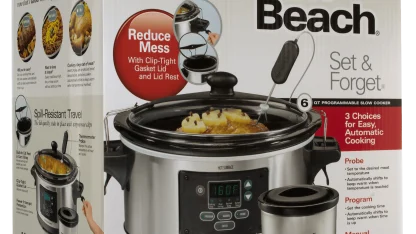 Programmable Slow Cooker With Temperature Probe & Warmer (Refurbished)