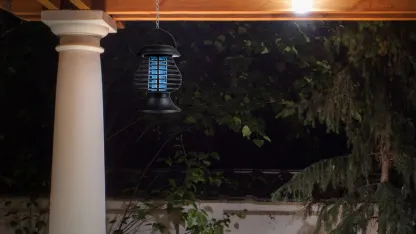 2-Pack: Zapguard Solar Light & Bug Zapper Lanterns