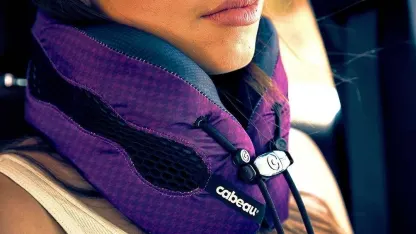 Pick 2: Cabeau Evolution Cool Vented Memory Foam Neck Support Pillows w/ Storage